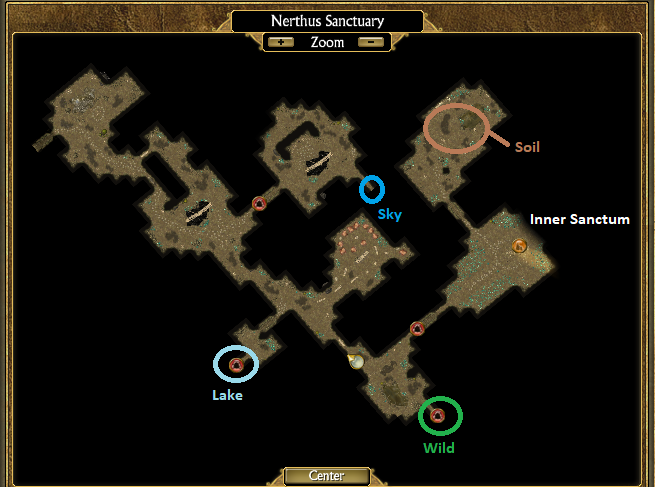 Nerthus Sanctuary Ancients Map Location